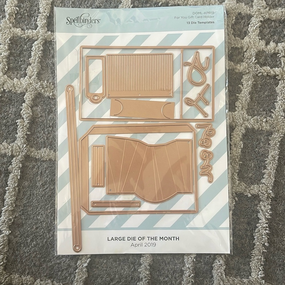 Spellbinders Die Set Giftcard Hilder